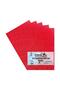 Adhesive Glitter Eva Red A4 20X30 5 Pieces 1 Pack Hobby Preschool Nursery Kindergarten Eva Adhesive