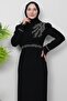 Hazal Modest Dress Black - 6