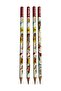 Super Heroes Girl Round Pencil 4Pcs 1 Pack Fatih Pencil Hb Black Pencil - 3