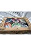 Handicrafts Patterned Cini Crispy Sauce Bowl 8 Cm 6 Pcs - 3