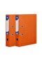 Office Folder Orange Narrow Orange Office Folder with Rings 2 Pieces