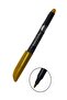 Graphic Pen and Invitation Pen Metallic Gold Yellow Dreamon 1 Piece 0.5-2.0 Mm Metallic Brus