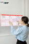 100X52 cm Kanban Planner - Paper Calendar Chart