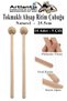 Wooden Rhythm Stick with Mallet 10 Pieces 5 Pairs Preschool Educational Kindergarten Rhythm Mallet Sticks Child