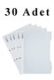 30 Pcs A4 White Ring Binder 1 Pack Economic Good Quality Ring Binder Office Bureau School