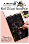 لوحة كشط قوس قزح سحرية مقاس A5 مقاس 15 × 20 سم 3 عبوات 10 ورقات ملاحظة للخدش Sprallic Black Magic Res - 4