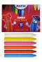 Jumbo Crayon 12 Pieces 1 Pack 12 Colors Jumbo Crayon Non-Polluting Washable Erasable Cardboard