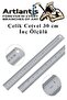 Cutting Mat A4 Kretuar Set and Steel Cevel 30 cm 1 Piece 22X30 cm Double Sided Drawing Mat Cutting Mat K - 6