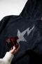 Shining Star Stone Printed Oversize Unisex Premium Washable Black Hoodie - 6