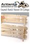 Natural Snap Tongue Stick Narrow 1 Pack of 50 Notched Serrated Snap Jointed Natural Ice Cream Stick - 3