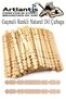 Natural Snap Tongue Stick Narrow 150 Pcs Notched Serrated Snap Splicable Natural Ice Cream Stick K - 3