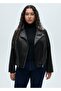 Leather look biker jacket - 6
