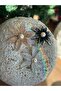 Luxury Crystal Stone Pearl Grey Lily Flower Lilyum Flower Birthday Special Day Christmas Clip Side Buckle - 8