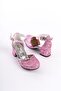 Pink glass broken girl's high heeled shoe - 4