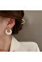 Shiny White Style Women's Earrings with Water Drop Figure - 2