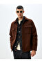 Shirt Jacket Long Sleeve Buttoned Flap Pocket Detail - 5