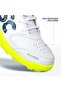 Beamer Cricket Shoes | White/yellow | 7 Uk/8 Us/41 Eu | Polyvinyl Chloride | Breathable Mesh - 4