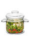 ,Cooking pot borosilicate glass,1,5L,with lid,and flame distributor,suitable all Stove kind. - 2