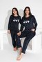 Women's Mother-Daughter French Velvet Pajamas Set