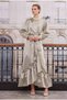 Fırfırlı Tafta Kaftan Çağla - 3