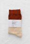 Block Socket Socks Ginger - 2