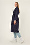 Past Trench Coat Dark Blue - 3