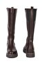 Genuine Elastic Brown Sports Boots 57 - Zippered - 3