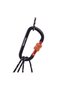 6cm D-utility Hanging Strap Locks | Carabiner, Black Aluminum, 45kg Weight Tolerance - 2