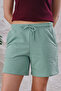 Women's 2 Drawstring Waist Corded Pocket Shorts - 2