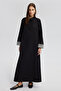 SLEEVE EMBROIDERED POPLIN DRESS - 2