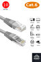 كابل إيثرنت بطول 10 أمتار للإنترنت والكمبيوتر والمودم وكابل الشبكة المحلية Cat6 - 2