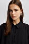 SLEEVE EMBROIDERED POPLIN DRESS - 6