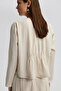 Lace Detailed Linen Bluz - 5
