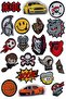 20-Piece Iron-On Woven Patch Set for Boys, Bulk (20 Pieces) - 5