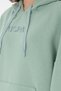 Women's Water Green Hooded Sweatshirt 50292370-Vr048 - 7