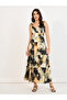 Tie-Up Sleeveless Tiered Maxi Dress - 4