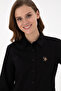 Women's Black Long Sleeve Basic Shirt 50295710 -Vr046 - 2