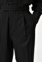 Striped relaxed fit men's trousers - 4