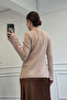 Camel Two Button Cardigan - 5