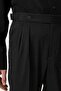 High waist striped double leg men's trousers - 6