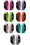 مجموعة أساور سيليكون منقوشة متوافقة مع Xiaomi Mi Band 3 و4 مكونة من 7 قطع