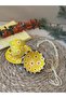 Mother's Day Special Yellow Daisy Single Coffee Cup and Bowl Turkish Delight Bowl