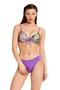 Shawl Pattern Draped Bikini Set