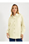 Oversized Longline Textured Button Down Shacket