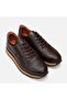 Genuine Leather Brown Men's Sports Shoes - 2