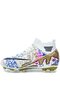 Laliga Airboom Pro Football Shoes Kids and Youth Sock Football Boots White - 4