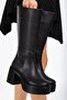 Women's High Platform Heeled Casual Boots - 3