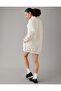 Ae Oversized Fleece Mock Neck City Graphic Mini Dress - 3