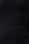 Siyah Asimetrik Yaka Fitted/Vücuda Oturan Esnek  Örme Bluz TWOAW25BZ00262 - 3
