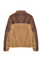 Camel Unisex Oversize/Geniş Kesim Renk Blok Sıcak Tutan Peluş Sweatshirt TMNAW22SW1477 - 15